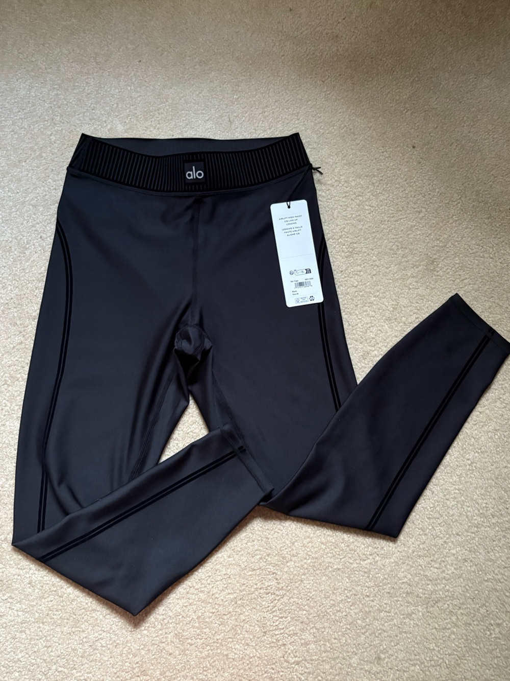 ALO Yoga Black Airlift High-Waist Leggings